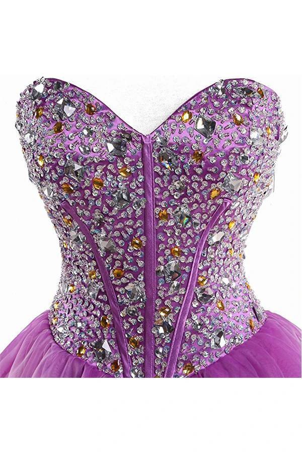Purple Sweetheart Homecoming Dress Cocktail Dress Prom Dress PG049 - Image 5