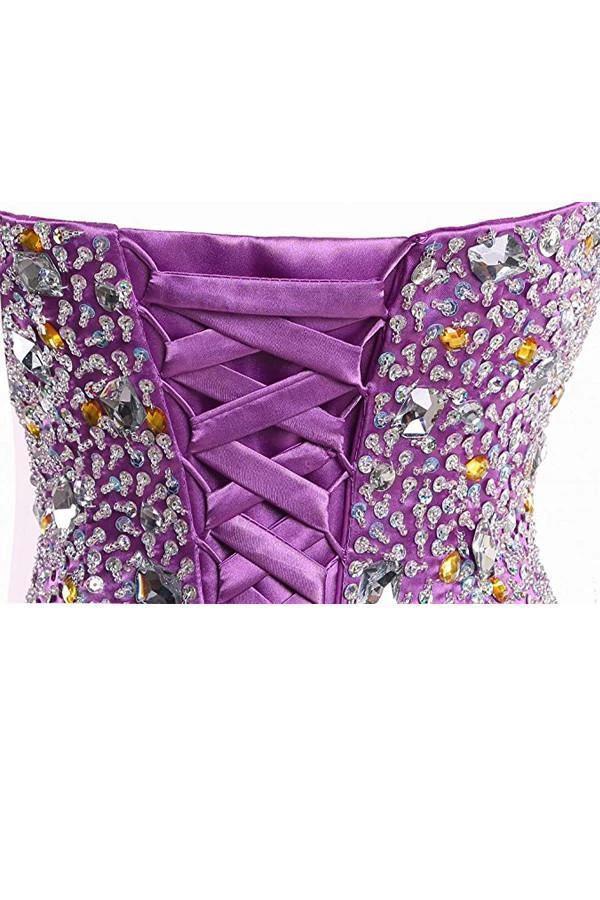 Purple Sweetheart Homecoming Dress Cocktail Dress Prom Dress PG049 - Image 6