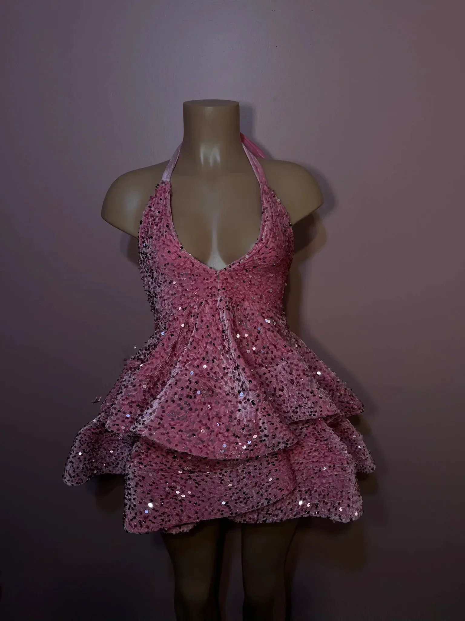 Red Sequin A-line Homecoming Dresses Sparkly Sequin Cocktail Dresses Y4239 - Image 7
