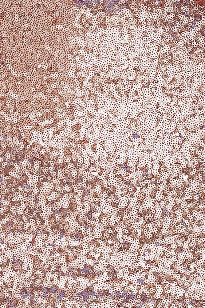 Rose Gold V Neck Spaghetti Straps Sequins Mini Homecoming Dresses PD441 - Image 5