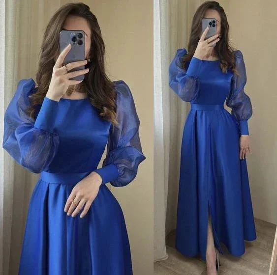 Royal Blue Evening Dresses Prom Gowns Formal Women Dress Y7102 - Image 2