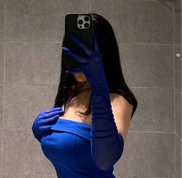 Royal Blue Strapless Mini Homecoming Dress Sexy Royal Blue Dress Y2501 - Image 2
