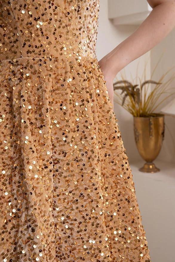 Sequin Short Homecoming Dresses for Teens Sparkly Prom Dresses SYH81 - Image 4