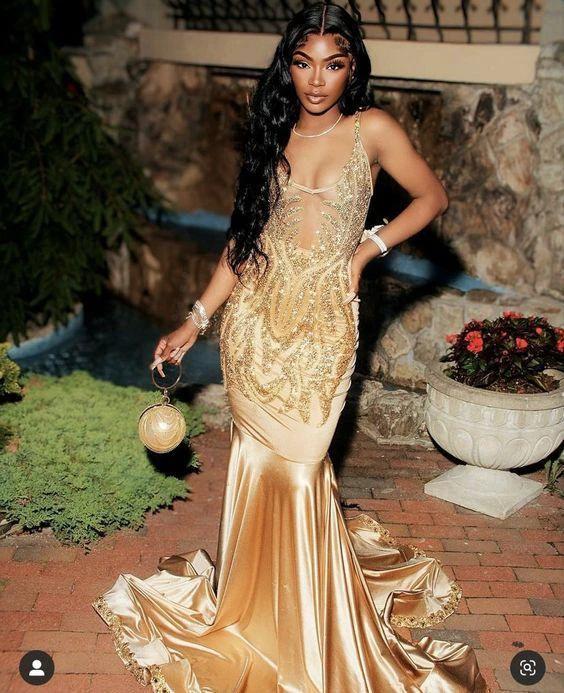 Sequined Mermaid Dress Sexy Evening Dresses Y777 - Image 2