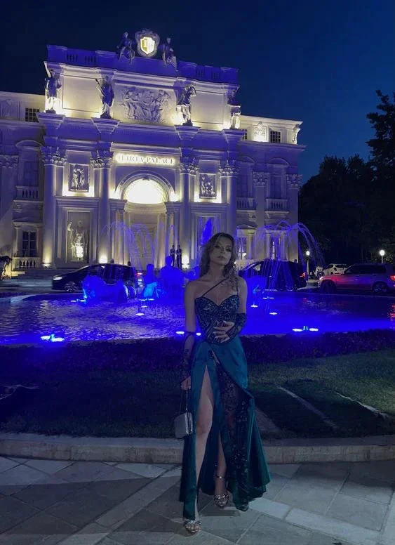 Sexy A-line Evening Dress With Split Y6822 - Image 2