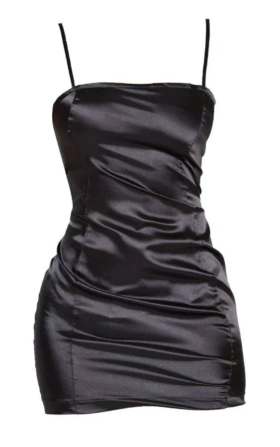 Sexy Black Dress Short Homecoming Dress Y2034 - Image 2
