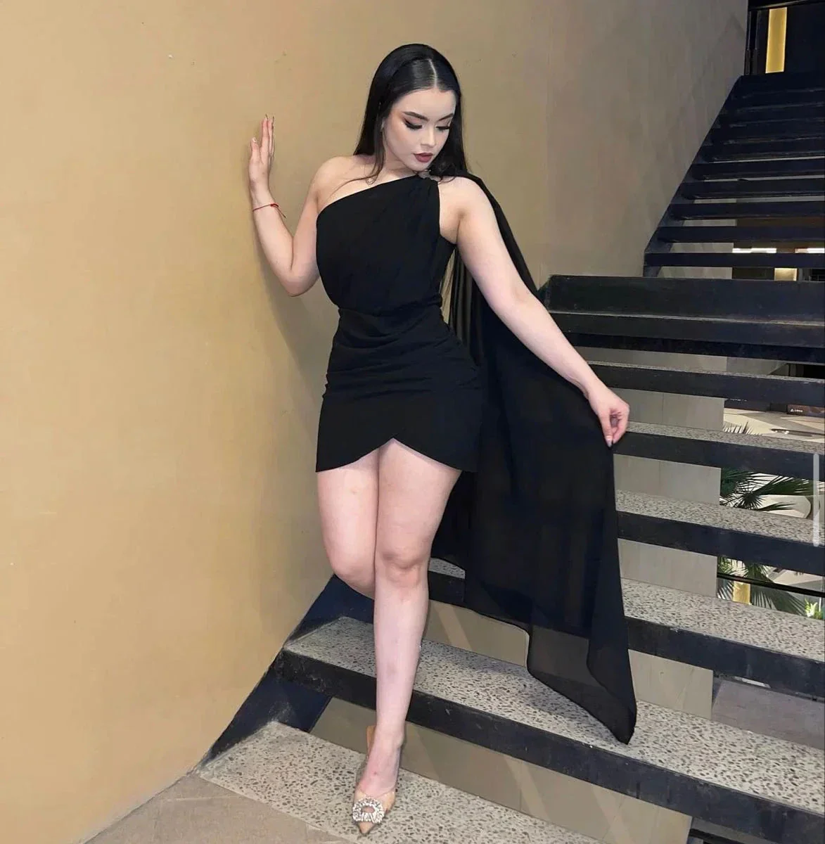 Sexy Black Party Dress Black Cocktail Dress Short Homecoming Dress Y4642 - Image 2
