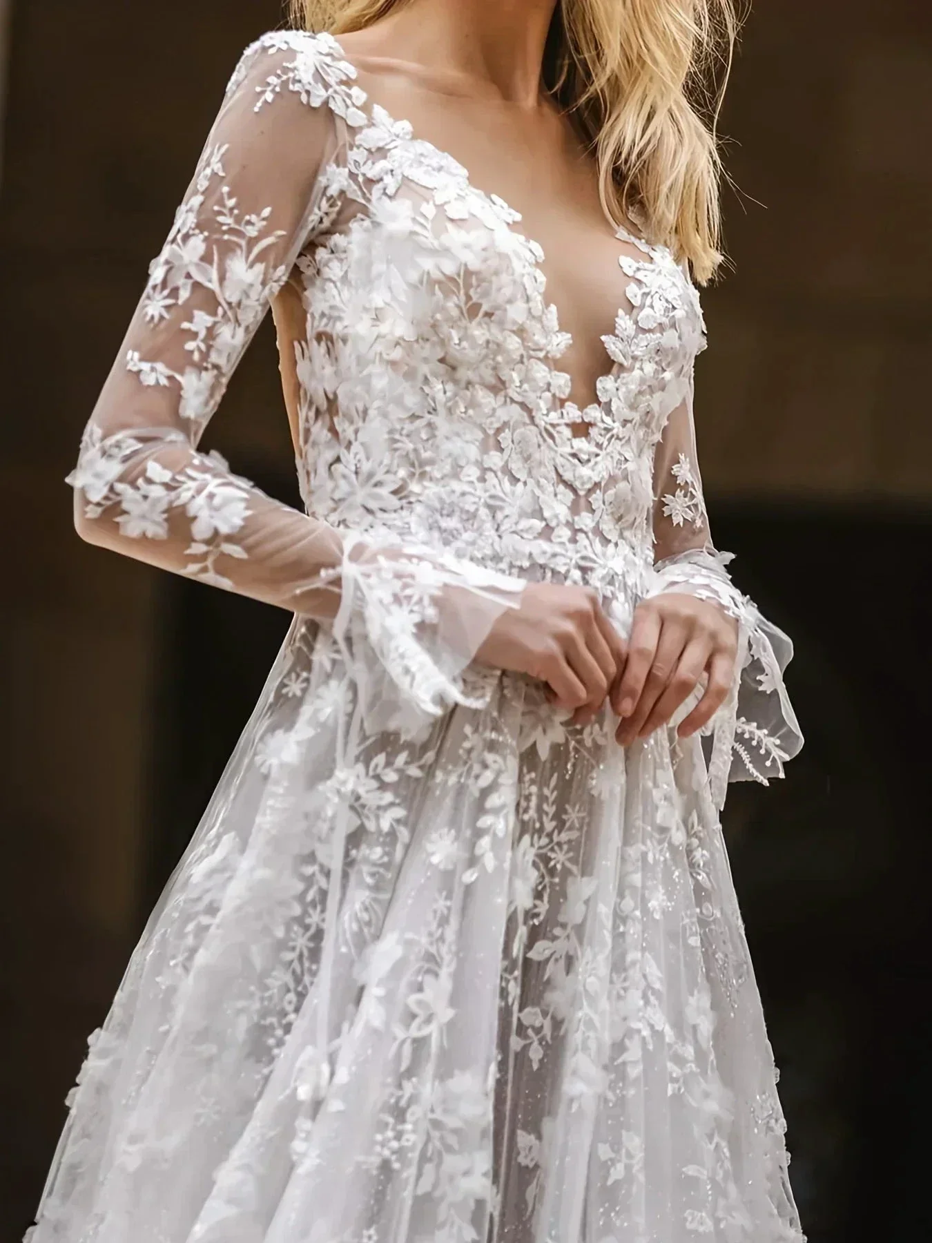 Sexy Bride Robe Lace White Backless Wedding Evening Dress Elegant Low Cut Deep V Neck Stretchy Satin Maxi Mermaid Celebrity Gown - Image 3