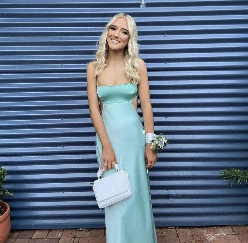 Sexy Cut-out Waist Long Evening Dress Charming Party Gown Y4459 - Image 2