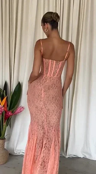 Sexy Lace Mermaid Prom Dress Long Evening Gown Y7693 - Image 3