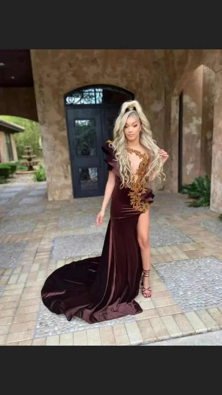Sexy Mermaid Evening Dress,Stunning Formal Gown Y1377 - Image 2