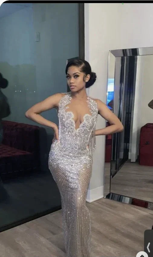 Sexy Prom Dress Mermaid Prom Dresses Long Formal Evening Dress Black Girl Prom Dresses Y98 - Image 3