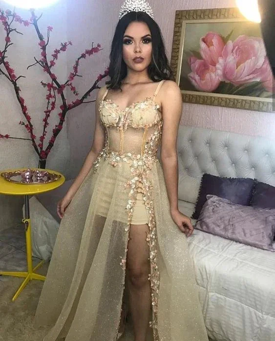 Sexy Spaghetti Straps Prom Dress Charming Evening Dress Y6169 - Image 2