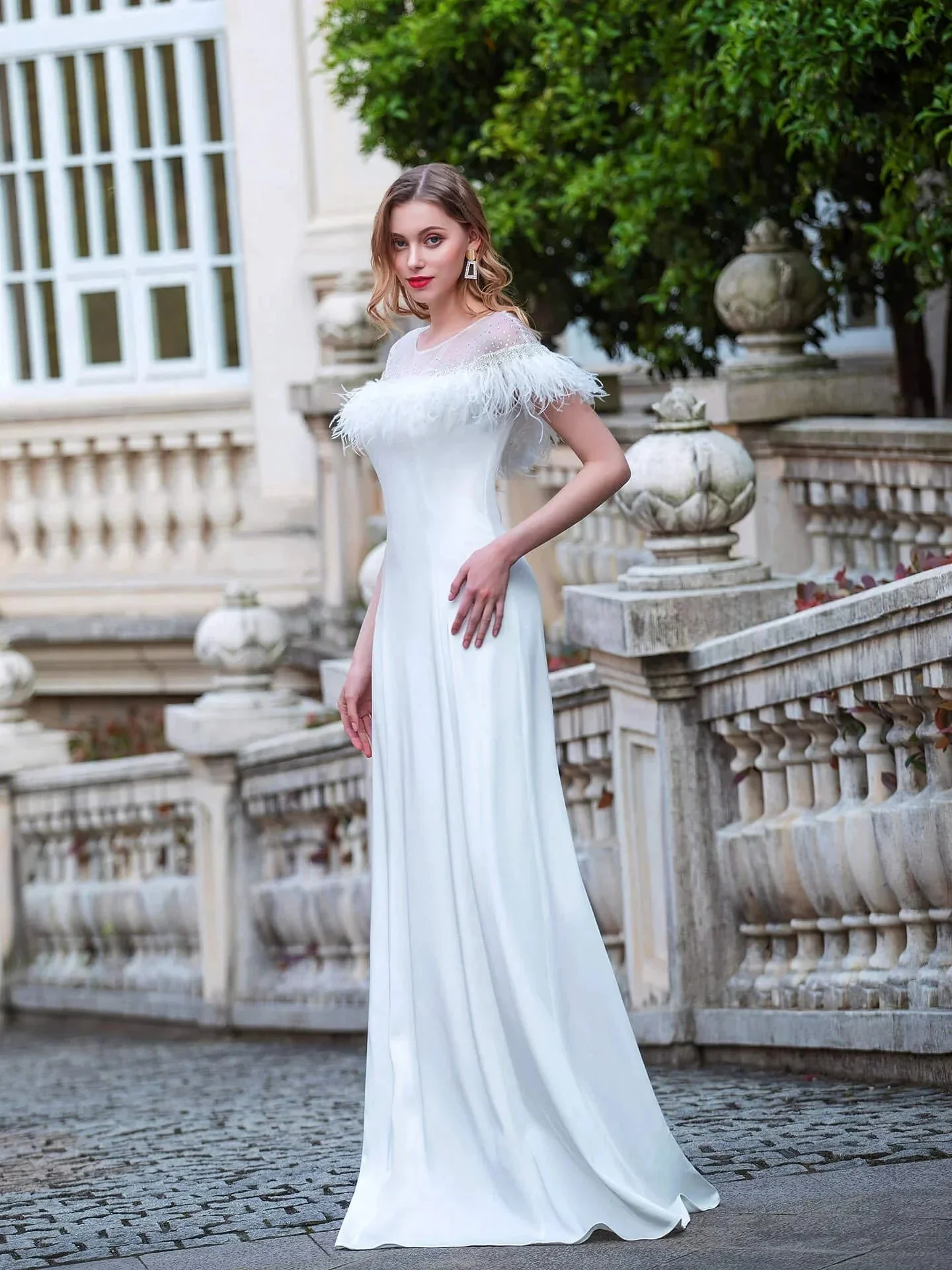 Sheath / Column  Fashion Formal Evening Dresses Sleeveless Floor Length Prom Dresses Party Dresses - Image 4