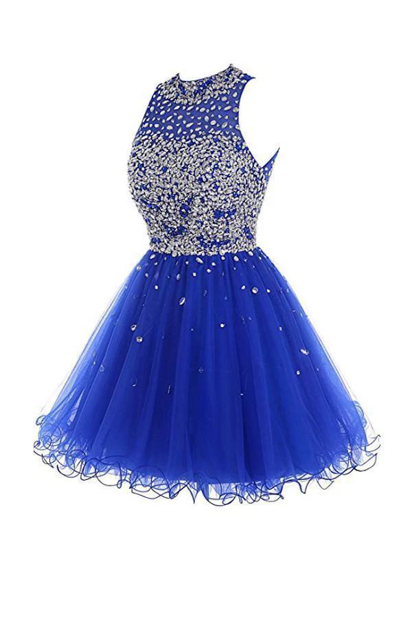Short Tulle Beading Homecoming Dress Prom Gown  PG037 - Image 3