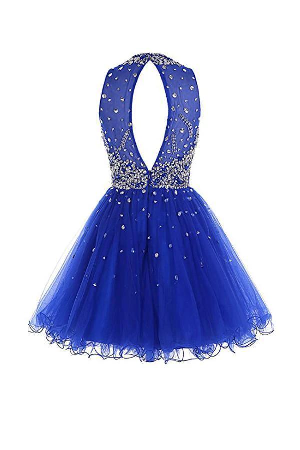 Short Tulle Beading Homecoming Dress Prom Gown  PG037 - Image 4