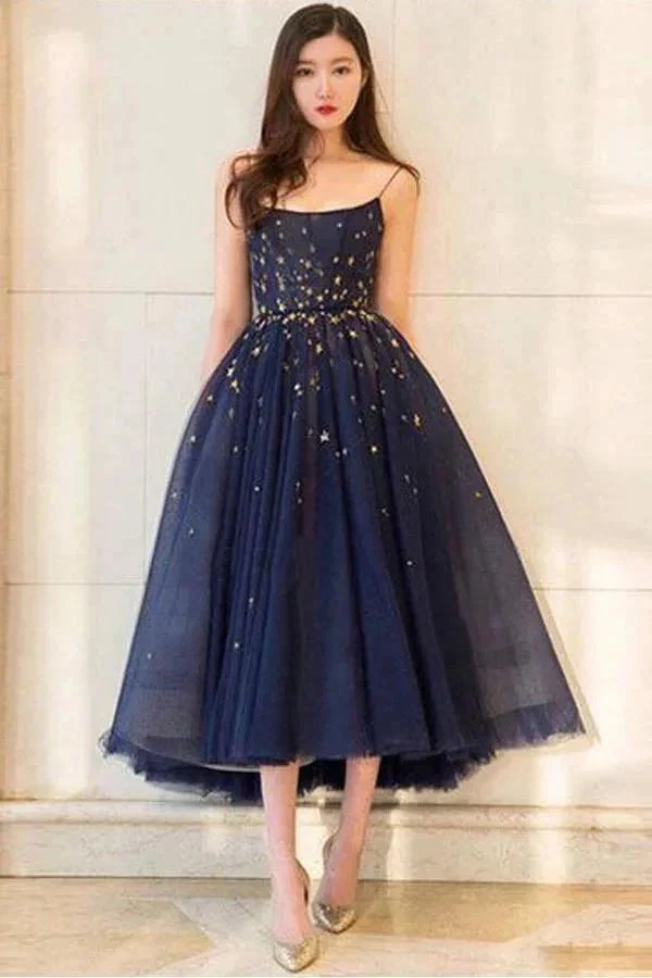 Sparkly Homecoming Dresses Stars A Line Short Prom Dress PD384 - Image 2