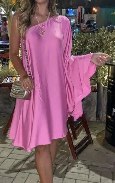 Simple Pure Color Homecoming Dress Cocktail Dress Y5606 - Image 2