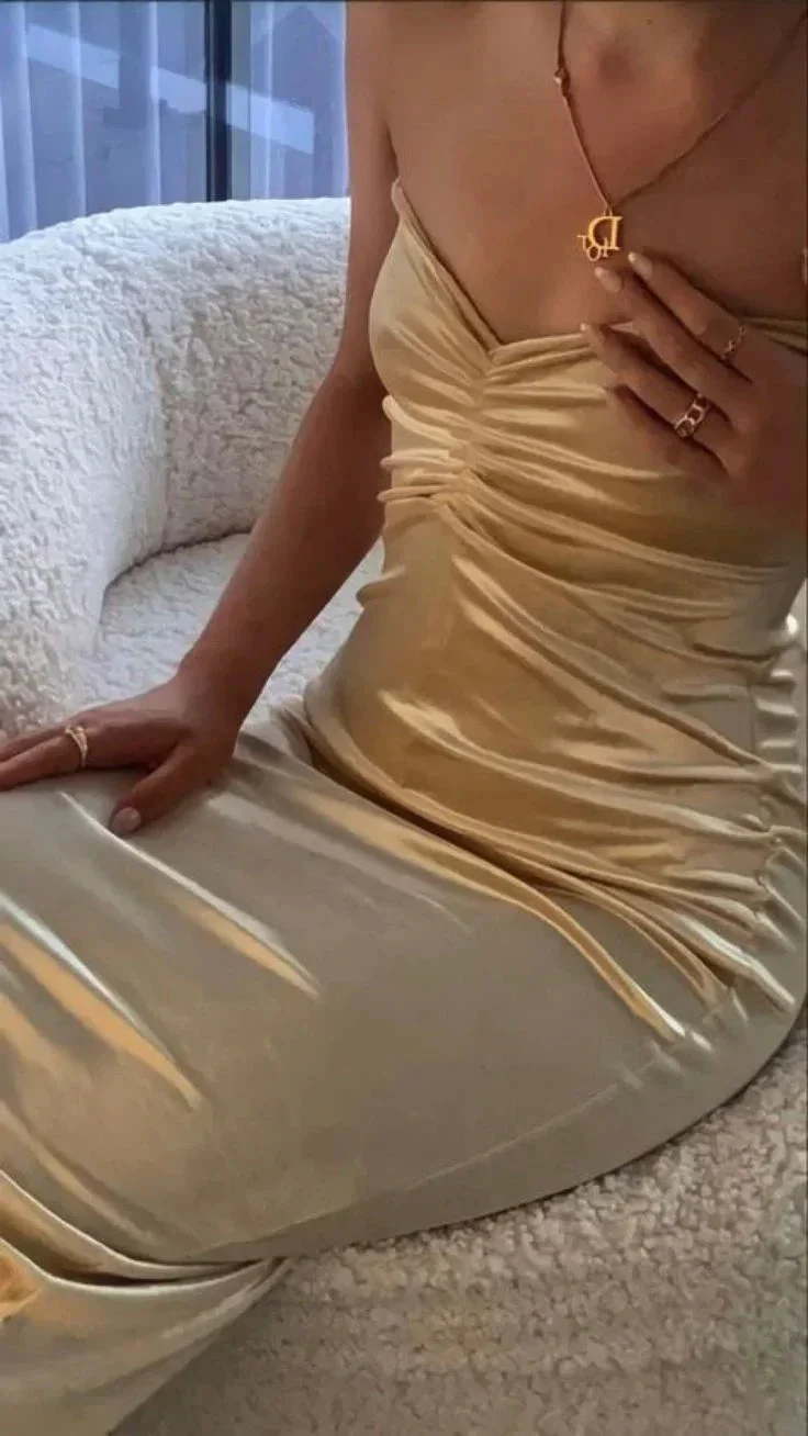 Simple Pure Color Sweetheart Neckline Evening Dress Y7271 - Image 2