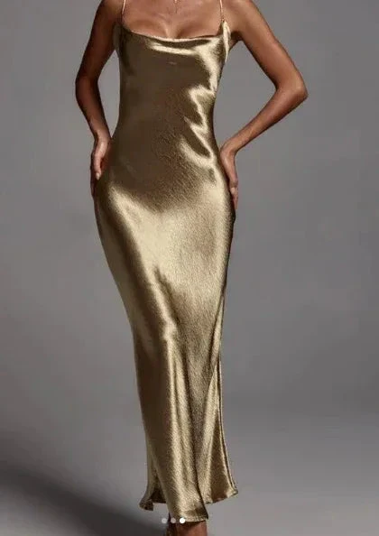 Simple Spaghetti Straps Formal Dress,Evening Dress Y1988 - Image 3