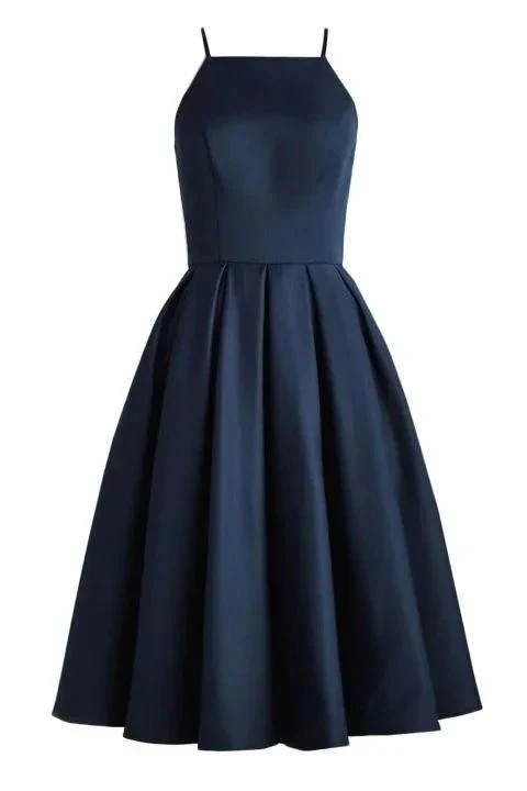 Simple Spaghetti Straps Short Homecoming Dress Cute Girls Short Cocktail Party Dress Short School Dance Dresses S5747 - Image 2