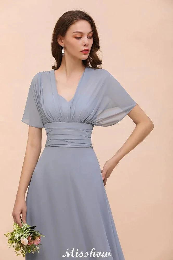 Sleeveless A-line Bridesmaid Dress Floor-Length Formal Dress - Image 7