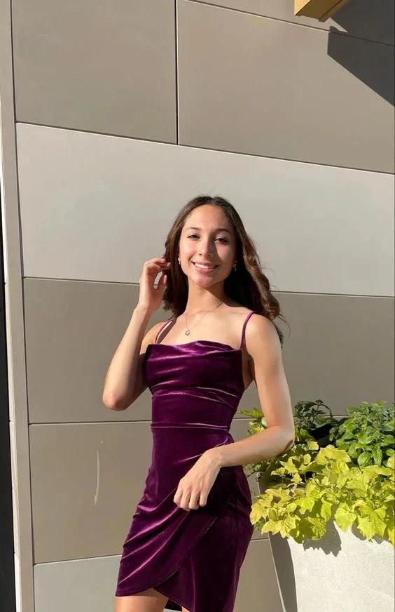 Spaghetti Straps Bodycon Dress Sexy Homecoming Dress Y60 - Image 2