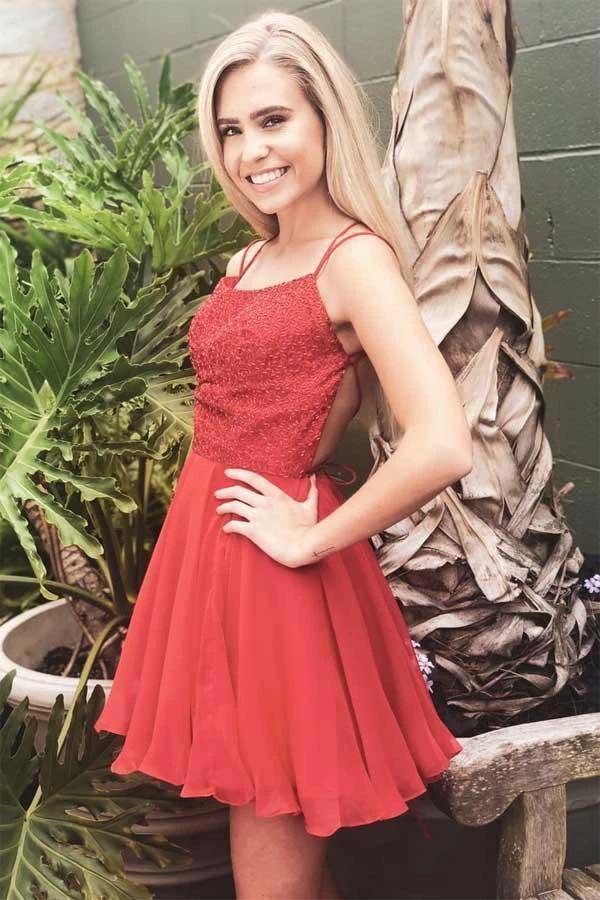 Sparkle Beading Blue Short Prom Dress Homecoming Dress PD315 - Image 3