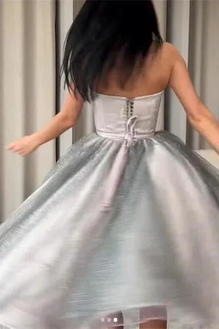 Sparkly Sleeveless A-line Sequined Prom Dress - Image 2