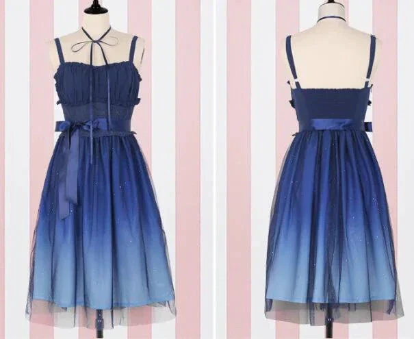 Starry Sky Gradient Short Homecoming Dress Glamorous Party Dress Y1728 - Image 2