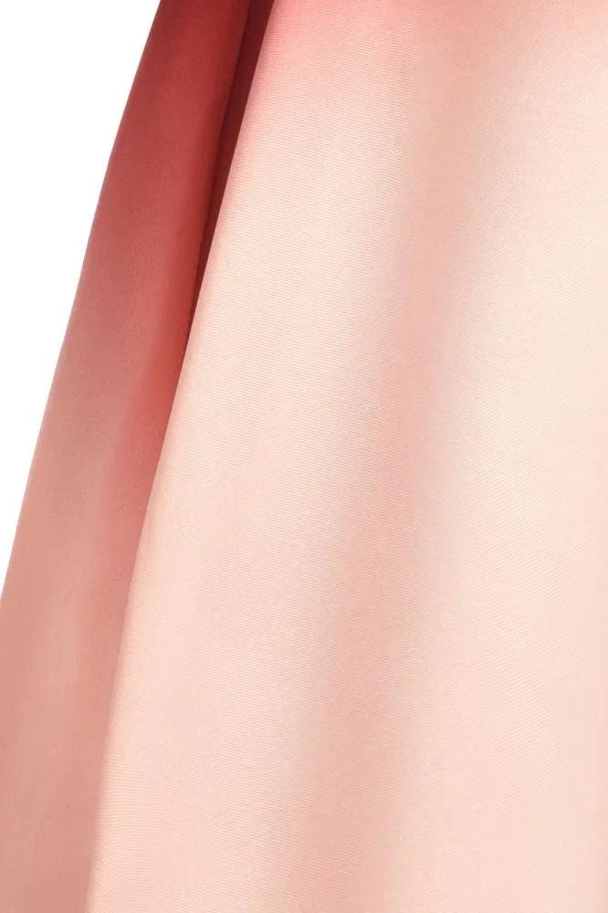 Strapless Gradient Satin Mini Party Dress Knee Length Homecoming Dress - Image 8