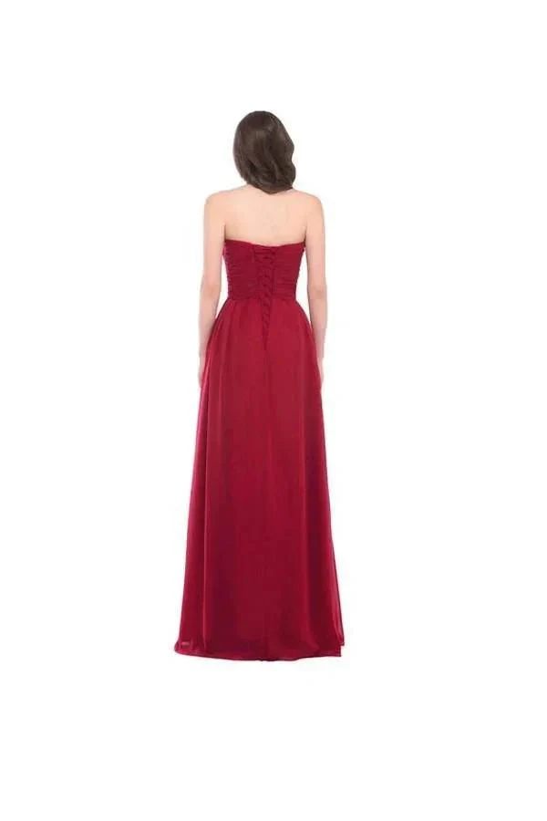 Strapless Long Evening Dress with Appliques Prom Dresses PG276 - Image 3