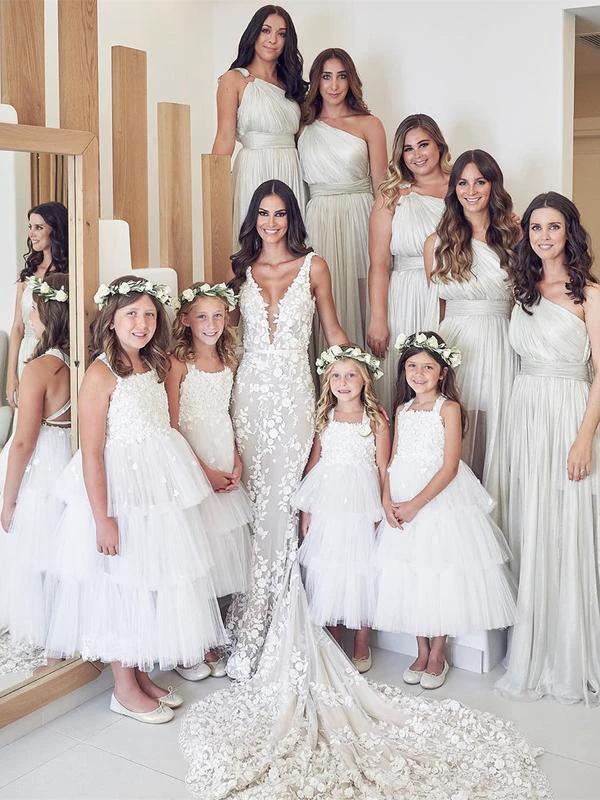 Straps Mermaid Wedding Dresses Lace Appliqued Gowns Wedding Dresses WD574 - Image 3