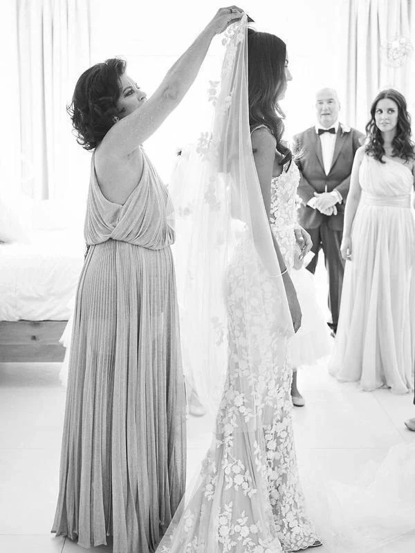 Straps Mermaid Wedding Dresses Lace Appliqued Gowns Wedding Dresses WD574 - Image 8
