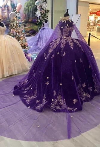Stunning Purple Princess Quinceanera Dresses Ball Gown,Purple Sweet 16 Dress Y6560 - Image 6