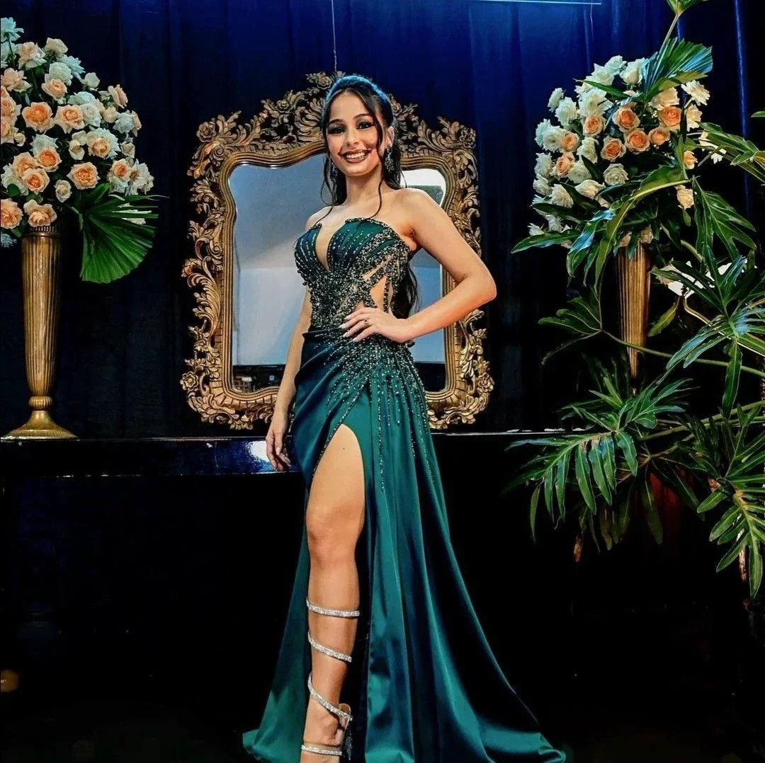 Stunning Sheath Evening Dress Fashion Party Gown Y5641 - Image 2