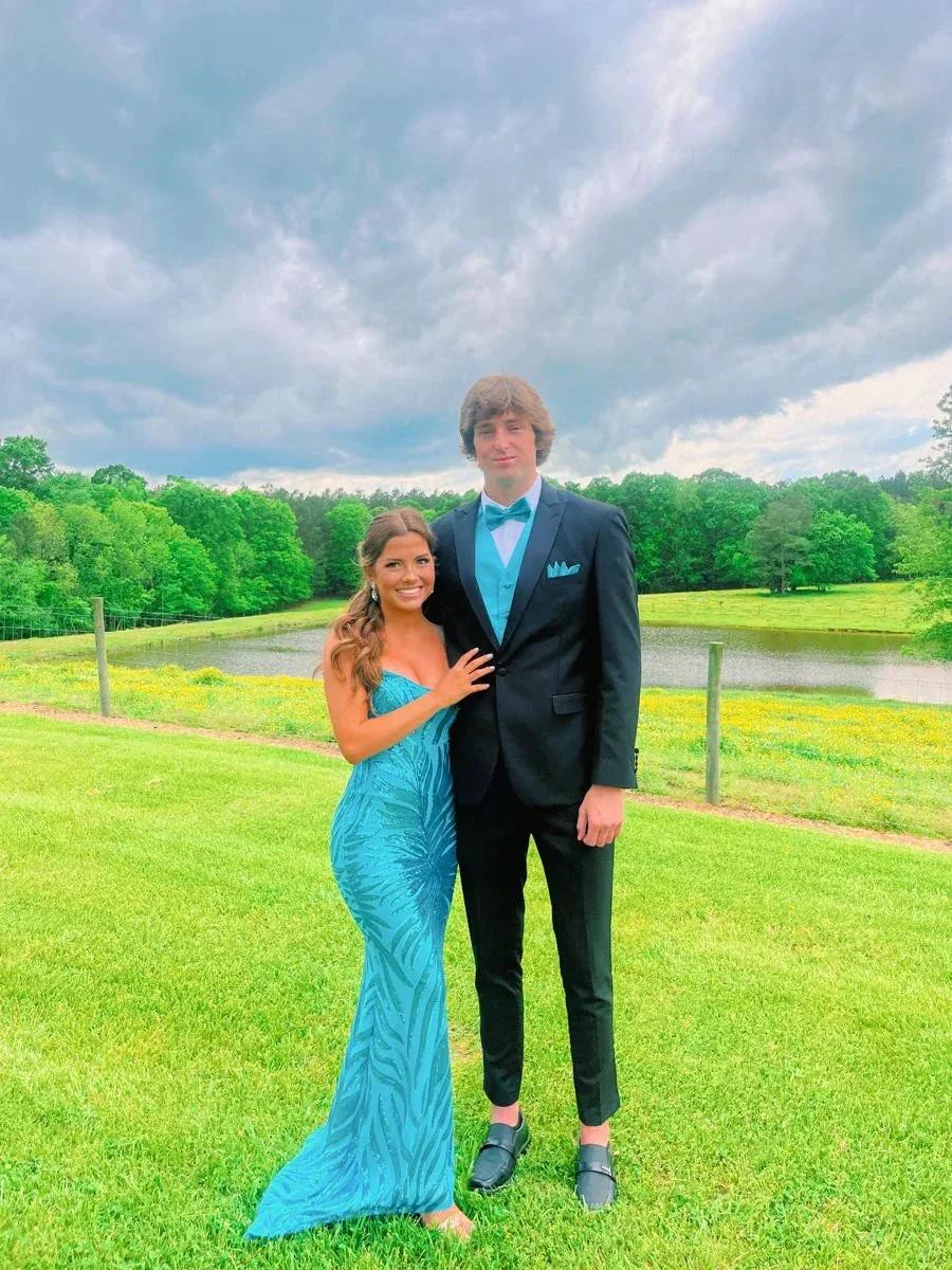 Stunning Sleeveless Mermaid Prom Dress Evening Dress Y5135 - Image 2