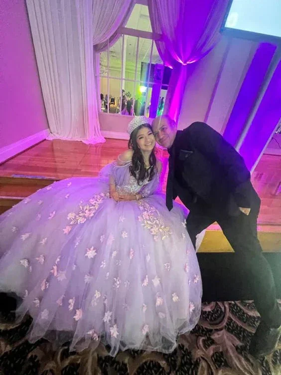 Stunning Tulle Appliques Ball Gown,Princess Dress,Sweet 16 Dress Y6758 - Image 3