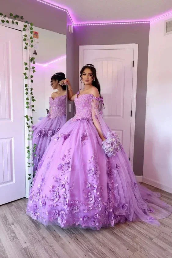 Stunning Tulle Quinceanera Dresses Ball Gown Sweet 15 Dress Y6032 - Image 2