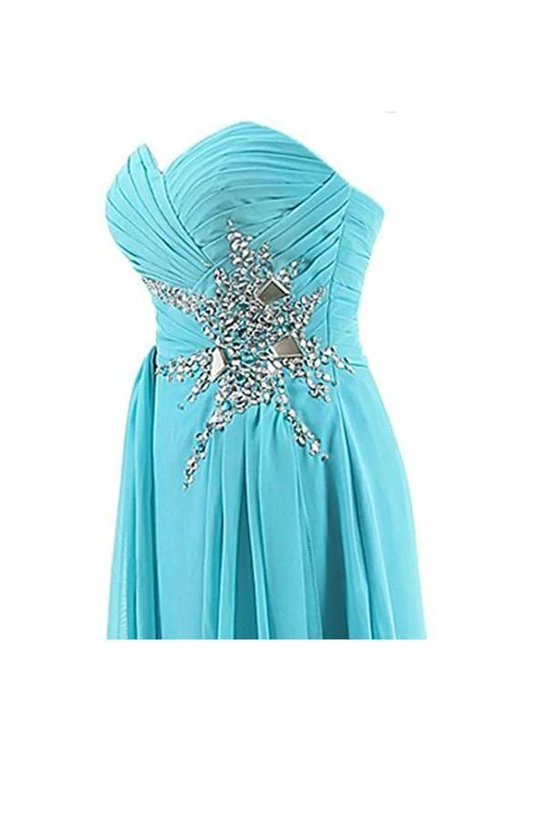A-line Sweetheart Beading Chiffon Prom Dress Evening Gown PG262 - Image 4