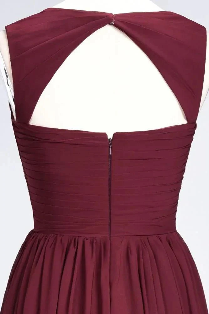 Sweetheart Bungurdy Tiered Lace Prom Dresses | Simple Cap Sleeves A-Line Evening Dresses - Image 10