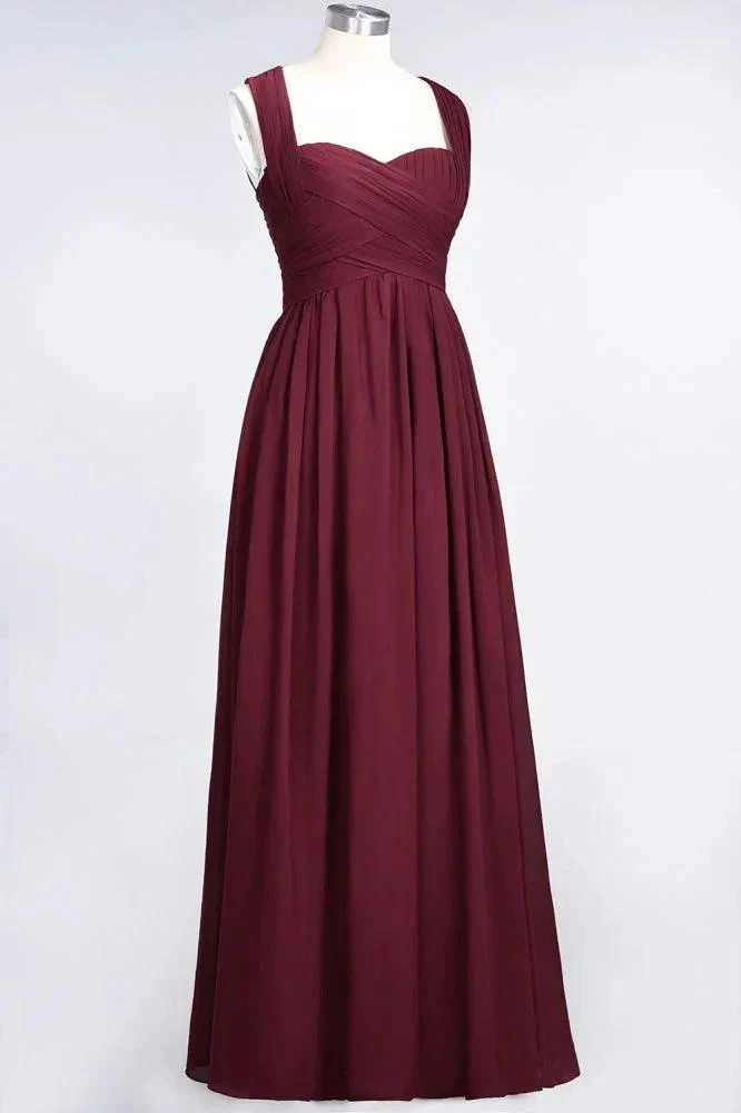 Sweetheart Bungurdy Tiered Lace Prom Dresses | Simple Cap Sleeves A-Line Evening Dresses - Image 6
