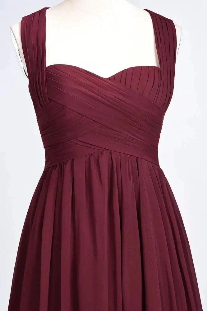Sweetheart Bungurdy Tiered Lace Prom Dresses | Simple Cap Sleeves A-Line Evening Dresses - Image 7