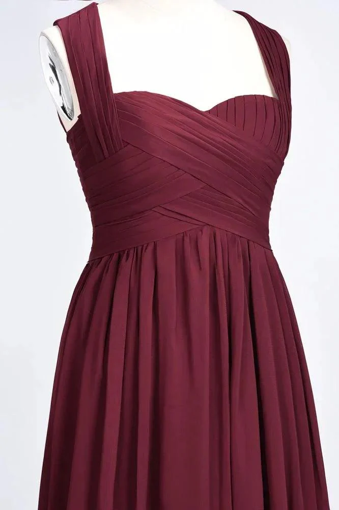 Sweetheart Bungurdy Tiered Lace Prom Dresses | Simple Cap Sleeves A-Line Evening Dresses - Image 8