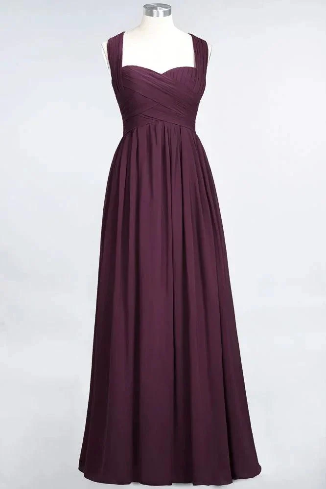 Sweetheart Bungurdy Tiered Lace Prom Dresses | Simple Cap Sleeves A-Line Evening Dresses - Image 9