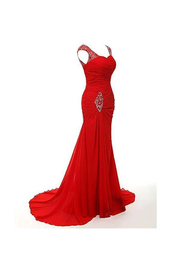 Sweetheart Mermaid Long Prom Gowns Evening Dresses Bridesmaid Dresses BD023 - Image 2