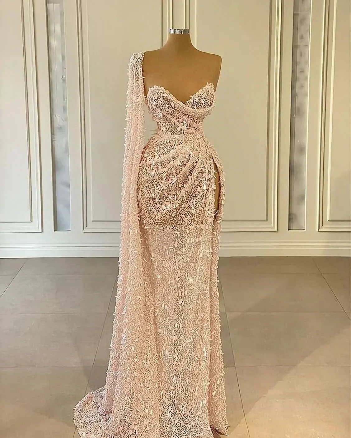 Sweetheart Mermaid Prom Dress With High Slit Elegant Evening Dress Y551 - Image 2