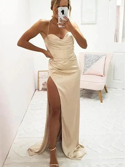 Sweetheart Neck Royal Blue Prom Dresses, Royal Blue Long Formal Evening Dresses Y378 - Image 10
