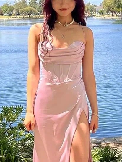 Sweetheart Neck Royal Blue Prom Dresses, Royal Blue Long Formal Evening Dresses Y378 - Image 5