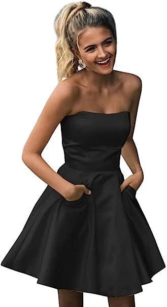 Sweetheart Neckline Homecoming Dresses with Pockets SYH76 - Image 5